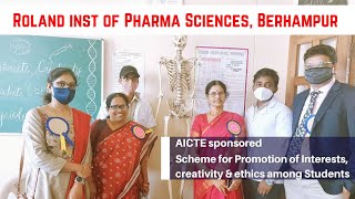 AICTE sponsored SPICEs program at Roland inst of pharma sciences, Berhampur