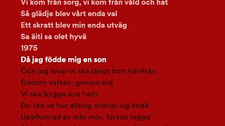 Markoolio och Irma - Vatten \u0026 Eld (Lyrics)