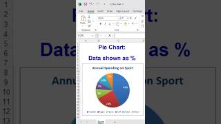 Excel Basics: Pie Chart with Percentages from Currency Values