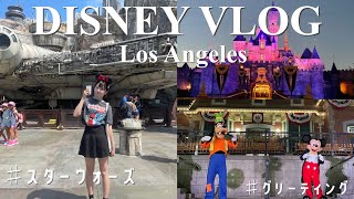 【VLOG】海外ディズニーはレベルが違いすぎた。アナハイムカリフォルニアディズニーランドに行ってきた！【アメリカ/ロサンゼルス/女子旅】