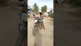 good trick to drive the bike for small person ll