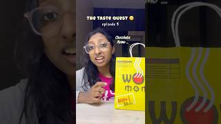 Tried Chocolate Momo 🤮 *worst* The Taste Quest episode 5 #review #ytshorts #shorts #trending #food