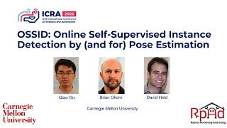 OSSID: Online Self-Supervised Instance Detection (and for) Pose Estimation