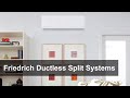 Friedrich Floating Air Ductless Mini Split with integrated WI-FI