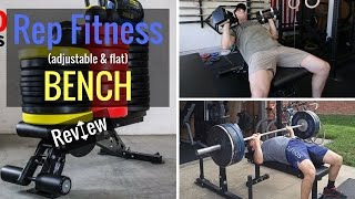 Rep Fitness Adjustable & Flat Bench REVIEW!