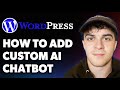 How to Add Custom Ai Chatbot to Wordpress in Minutes No Code App Builder (Full 2025 Guide)