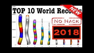 Slither.io | #1 - TOP 10 NEW World Records Ranking Hall Of Fame Compilation [No MOD No Hack No zoom]