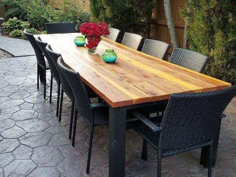 DIY Outdoor Dining Table DIY Outdoor Dining Table