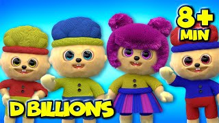 Knitted Cha-Cha, Chicky, Lya-Lya & Boom-Boom Toys + MORE D Billions Kids Songs