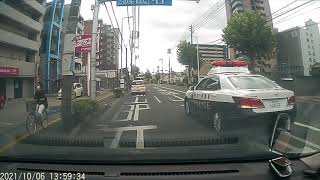 警察：パトカー捕まった！と、思ったら！！【石材工具道場】