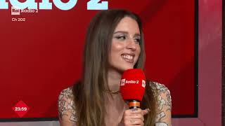 Intervista ad Angelina Mango (4ª serata) - Radio2 a Sanremo