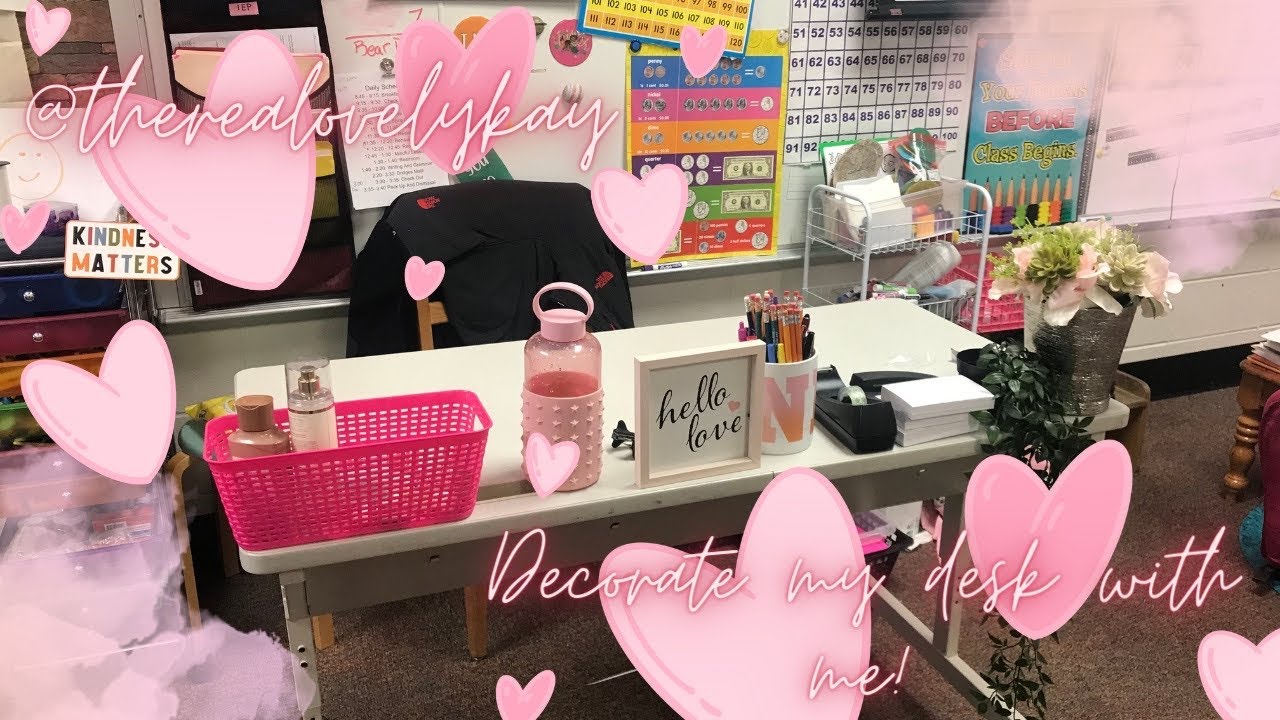 Decorate My Desk With Me Youtube