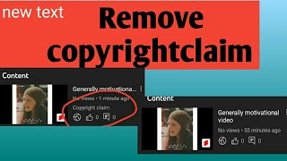 How to remove copyright claim on YouTube without removing song.