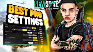 My BEST 4-Finger CONTROL & GRAPHICS SETTINGS! NEW STATE MOBILE 4K Gameplay