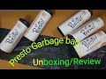 Presto ! oxo-diodegradable | Garbage bag | unboxing / review