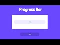 Create A Cool Progress Bar: HTML, CSS & JavaScript Tutorial
