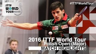 2016 Polish Open Highlights: Jun Mizutani vs Joao Geraldo (R3)