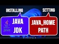 How to Download, Install Java JDK & Set JAVA_HOME & Path Variables on Windows
