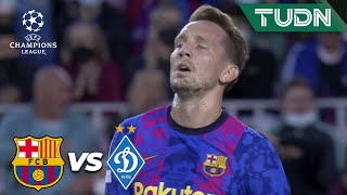¡TERRIBLE! De Jong lleva 4 fallas claras | Barcelona 1-0 Dinamo | Champions League 21/22 J3 | TUDN