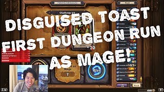 Disguised Toast First Dungeon Run as Mage! All bosses defeated!