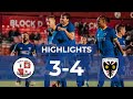 Crawley Town 3-4 AFC Wimbledon 📺 | Pig pearler seals rollercoaster win 🎢 | Highlights 🟡🔵