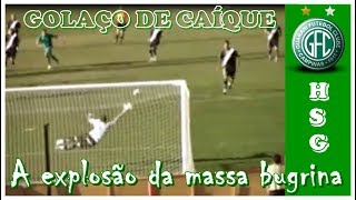 Golaço de Caíque - Gol filmado atrás do gol pela torcida bugrina - Dérbi 2009