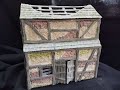 Scale model barn. 1/35 diorama. How to make.