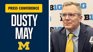 Michigan Basketball HC Dusty May Speaks At Big Ten Media Days 2024 | #GoBlue