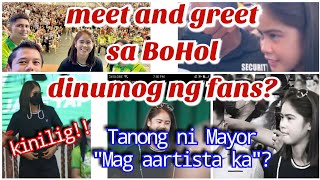 Part1 Deanna  dinumog ng mga BOHOL FANS?  Kinilig lahat sa Meet and Greet