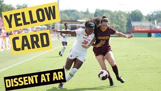 Soccer Ref Tips - Cautioning A Player & Coach Explanation
