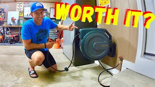 IS THE GIRAFFE TOOLS 1/2" X 130 ft. WALL MOUNTED RETRACTABLE GARDEN HOSE REEL WORTH IT?