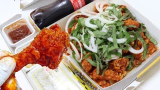 【新作韓国チキン】チキンとラーメンのコラボ！予想以上に超美味しかったネネチキンの新商品！【モッパン】