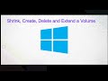 How to Extend Local C Drive Without Formatting PC/ Laptop  (shrink, create, delete extend a volume)