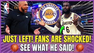 🏀LAST HOUR: SEE WHAT HE SAID! FANS WERE SHOCKED! LOS ANGELES LAKERS NEWS