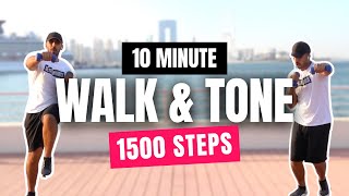 Walk at Home With Weights | Walking Dumbbell Workout