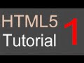 HTML5 Tutorial for Beginners - 01 - Introduction