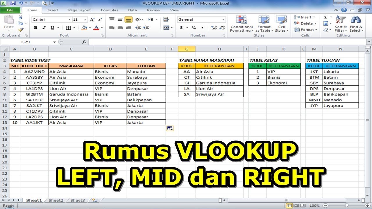 Rumus Microsoft Excel Cara Menggunakan Rumus Excel Di Ms Excel | Images ...