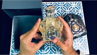 1/8 إستعراض للفخم عطر الشيخ  ٧٧ الرجالي ....OPULENT SHAIK SAPPHIRE 77