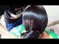 so beautiful romantic hairplay playing with my long hair romantic hairplay with male story haircare