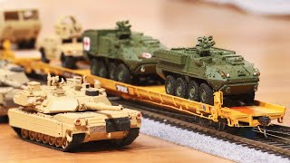 Trident Stryker HO Scale DODX Military Train Unboxing