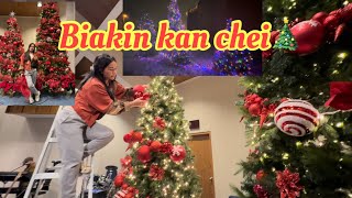 #2023 Christmas Biakin chei kan tan der|Tar sen var ang aw! 🎄#mizo #vlogs #christmas #christmastree