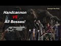 The Handcannon vs. All Bosses! Resident Evil 4 | RE4 secret weapon