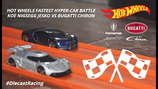 Hot Wheels Drag Race | Koenigsegg Jesko VS Bugatti Chiron