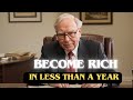 5 Easy Steps for the POOR To Get RICH in 12 Months 👈 Warren Buffett | How to get rich