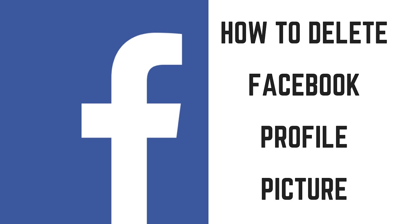 How To Delete Facebook Profile Picture - YouTube