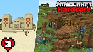 Minecraft Hardcore Let's Play : Storage Room and Adventure! Episode 3