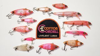 Vintage,  Classic or Retro! We call them old school! Cotton Cordell Spot lure. Lipless crankbaits!