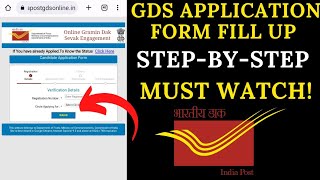 HOW TO FILL GDS ONLINE ENGAGEMENT APPLICATION FORM STEP-BY-STEP || GDS VACANCY 2024 @Sejaldishawer