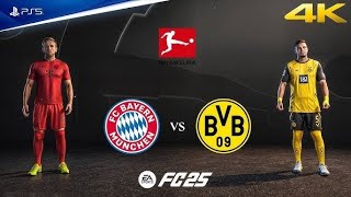 FC 25 - Bayern Munich vs Borussia Dortmund | Bundesliga 24/25 Full Match PS5 [4K]