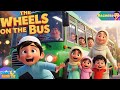 Islamic Wheels on the Bus Song for Kids | Allahu Akbar, Bismillah Nasheed | #islamiccartoon #kids